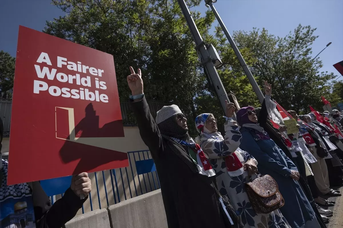Ankara'da 'Gazze İçin Sessiz Çığlık' etkinliği düzenlendi