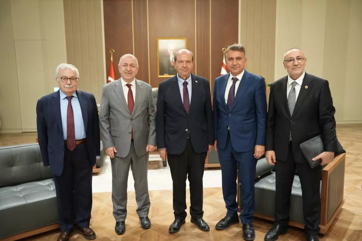 ASAV Başkanı Murat Doğanay ve Ümit Özdağ'dan Cumhurbaşkanı Ersin Tatar'a Stratejik Destek Ziyareti