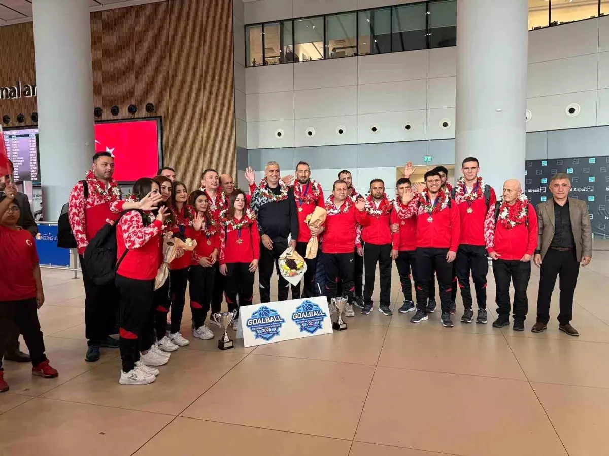 Goalball Milli Takımı, Avrupa Şampiyonu Olarak Yurda Döndü