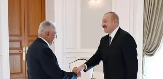Aliyev, Binali Yıldırım ile Görüştü