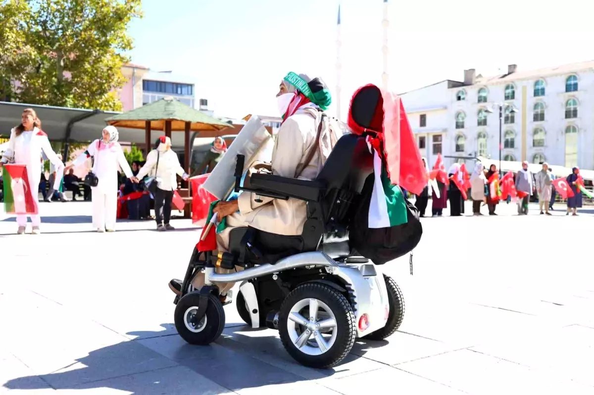 Elazığ'da Gazze İçin Sessiz Çığlık Etkinliği