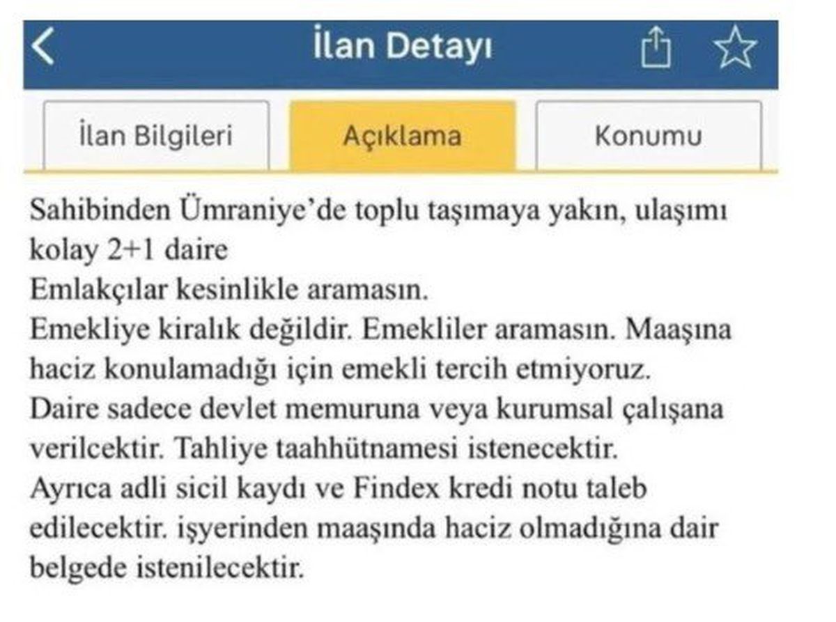 Bakanlık, Emekliye Kiralık İlanını Yayından Kaldırdı