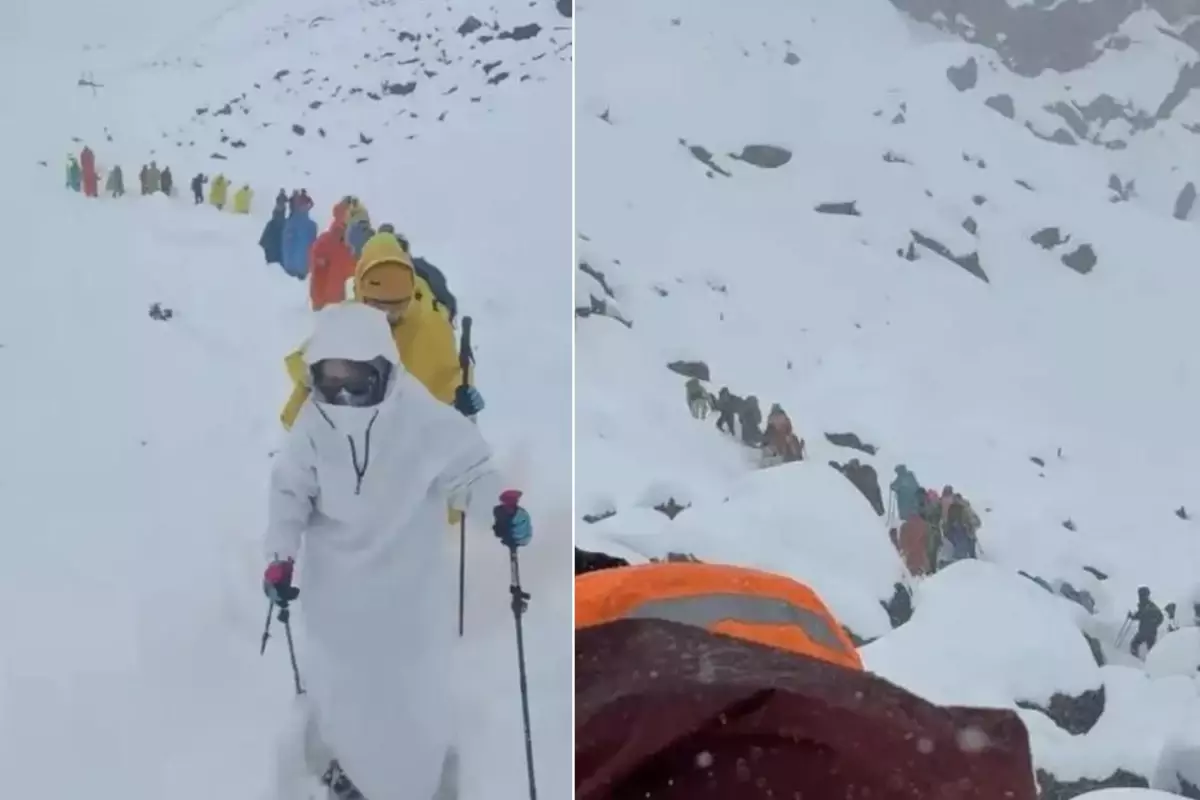 Everest Dağı'nda bin kişi mahsur kaldı, ekipler donmuş cesetler arasında ilerledi
