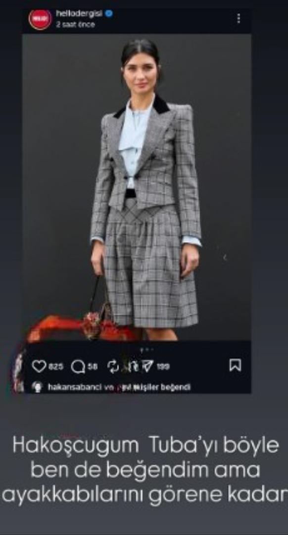 Hakan Sabancı, who broke up with Hande Erçel, left a heart for Tuba Büyüküstün