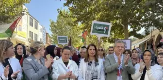 İzmir ve çevre illerde 'Gazze için Sessiz Çığlık' etkinliği yapıldı