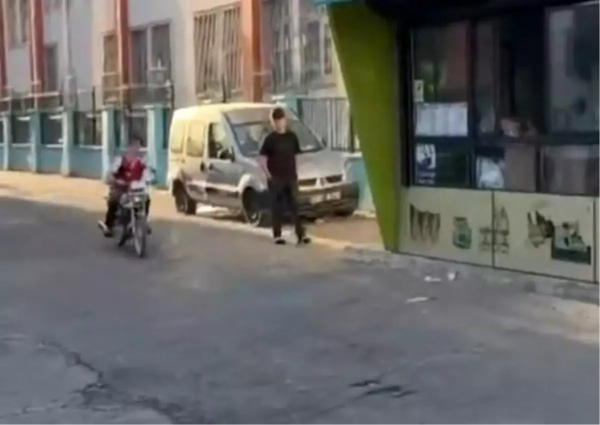 Gaziantep'te Kasksız Motosiklet Kullanan Kişiye Ceza