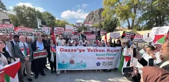 Konya ve çevre illerde 'Gazze için Sessiz Çığlık' etkinliği yapıldı