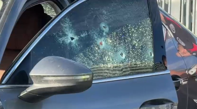 Gunfire on Serdar Öktem's vehicle! Here are the first images from the scene
