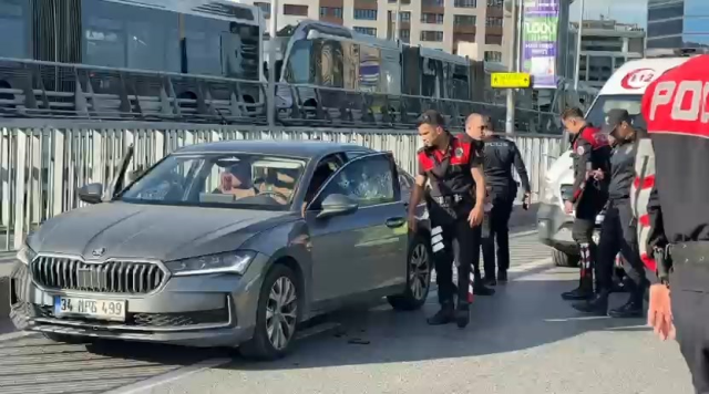Gunfire on Serdar Öktem's vehicle! Here are the first images from the scene