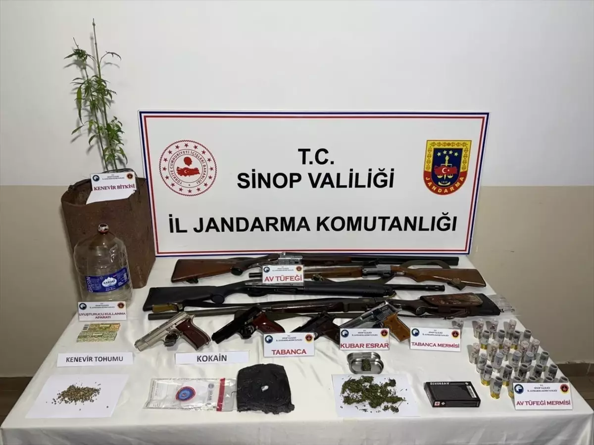 Sinop'ta Uyuşturucu Operasyonu: 2 Zanlı Gözaltına Alındı