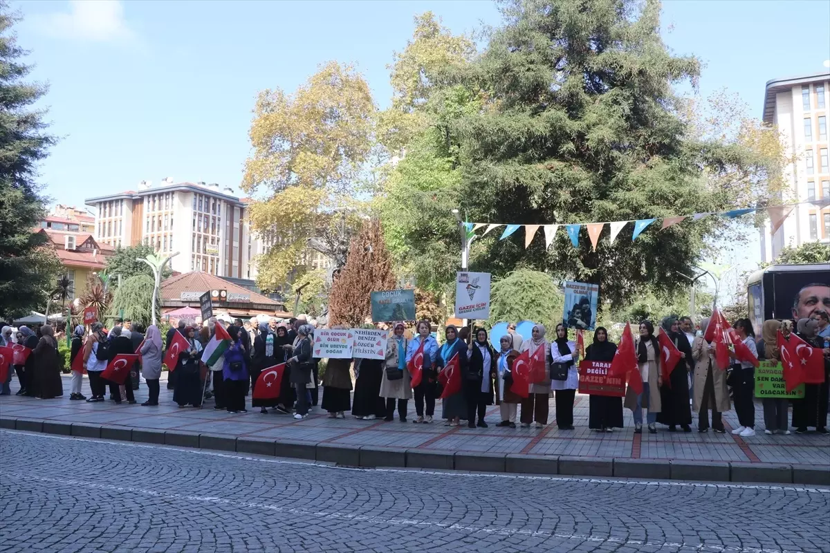 Trabzon ve çevre illerde 'Gazze için Sessiz Çığlık' etkinliği yapıldı