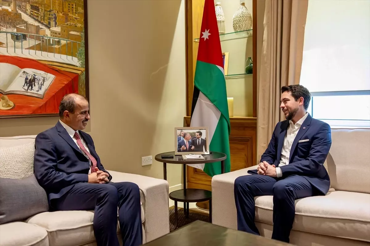 Ürdün Veliaht Prensi Hüseyin, Türkiye'nin Büyükelçisini Kabul Etti