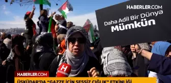 Üsküdar'da Gazze İçin Sessiz Çığlık: Vatandaşlardan dünyaya vicdan çağrısı