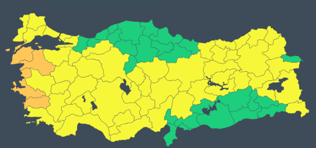 Orange and yellow coded warning for 55 provinces! Heavy rain is coming