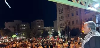 Adıyaman'da Gazze Saldırılarına Protesto Yürüyüşü Düzenlendi