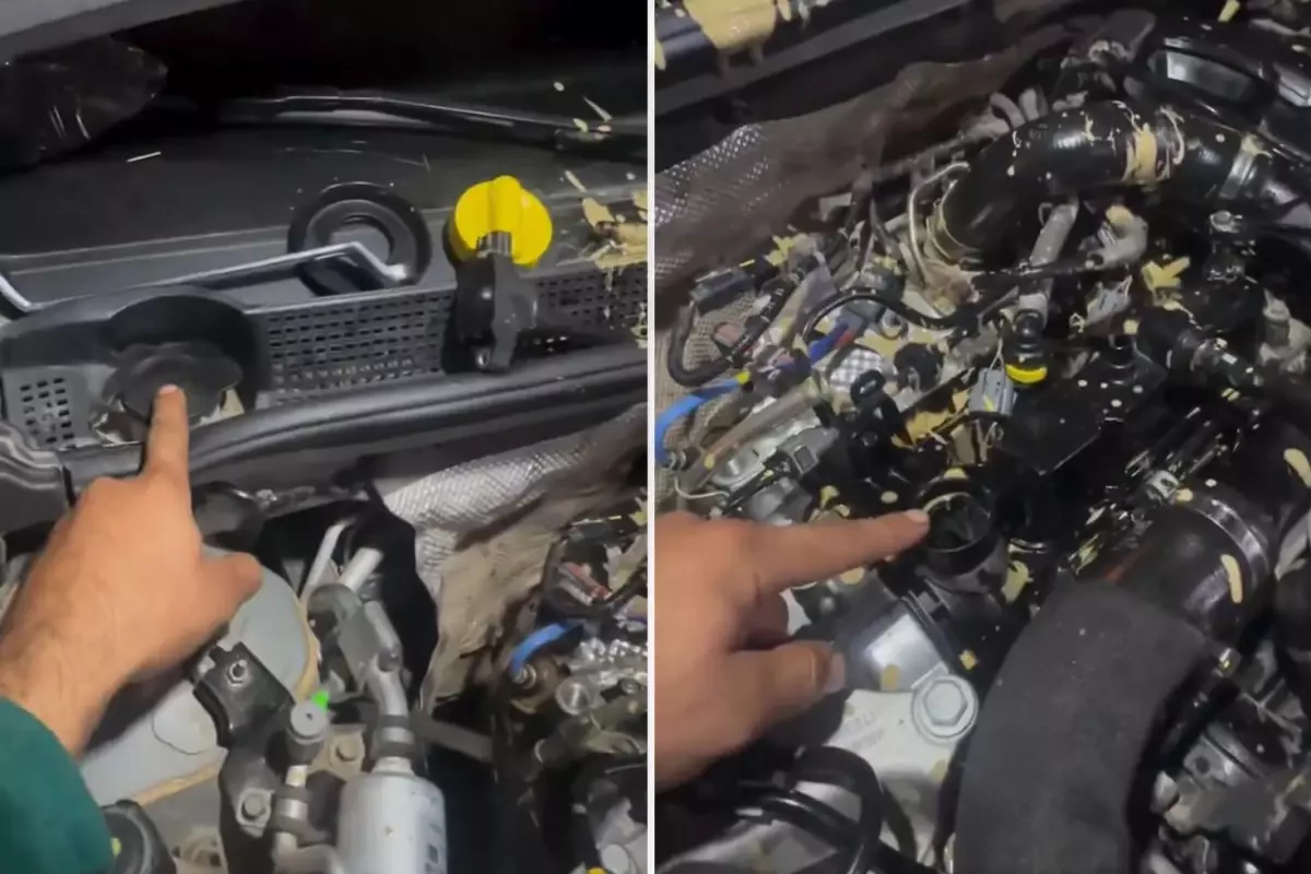 Cam suyunu aracın motoruna koyunca olanlar oldu