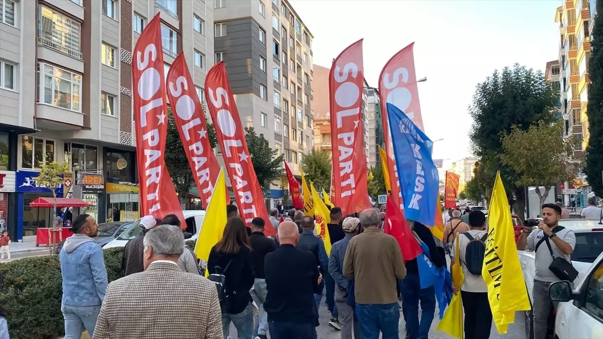 Çorum'da Filistin'e Destek Yürüyüşü Düzenlendi