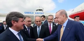 Cumhurbaşkanı Erdoğan, Azerbaycan'a geldi