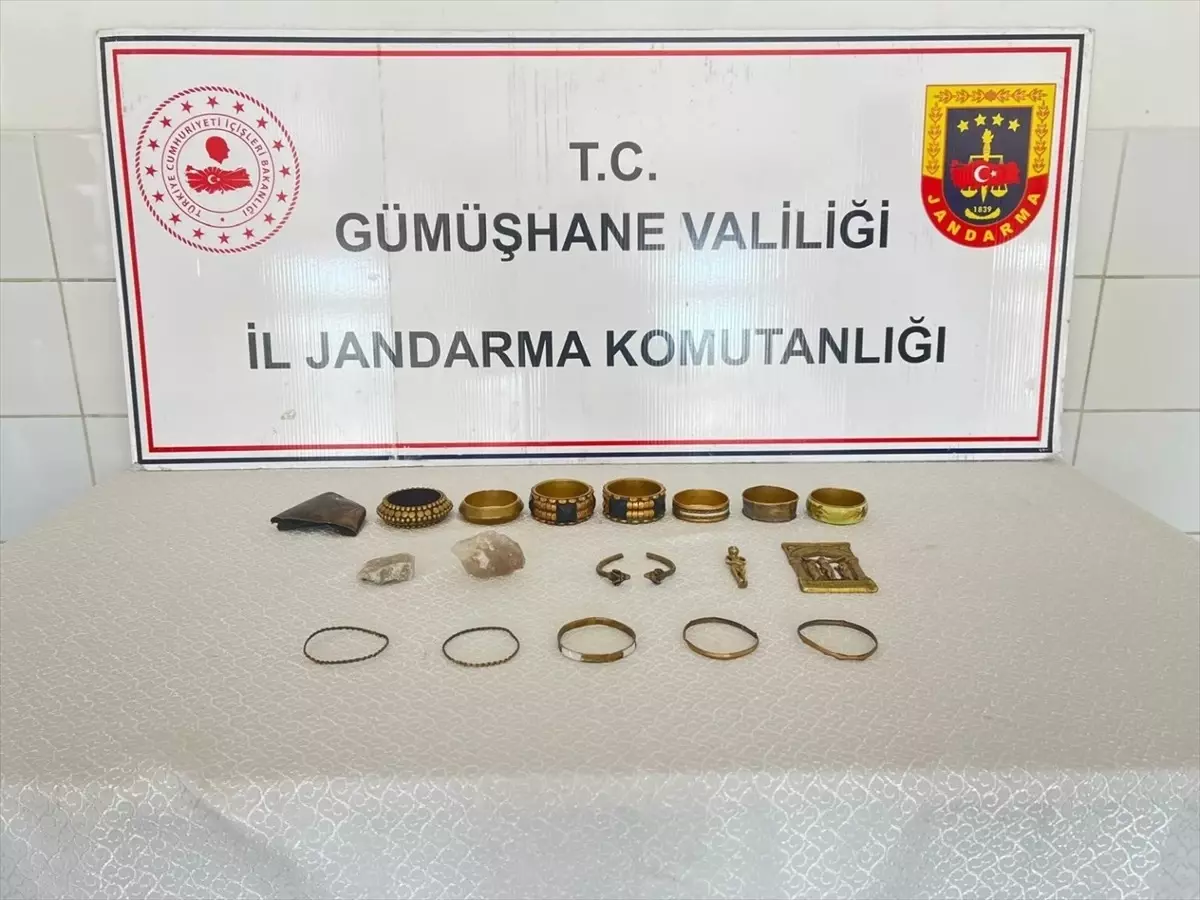 Gümüşhane'de Tarihi Eser Kaçakçılığı Operasyonu: Bir Gözaltı