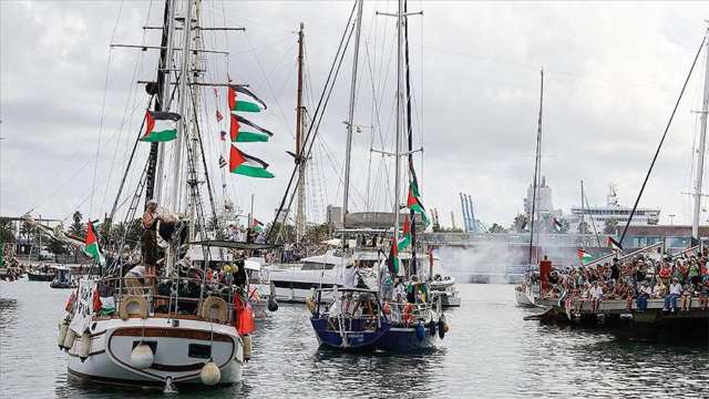 The 15 Turkish activists detained by Israel's Sumud Fleet have arrived in Istanbul