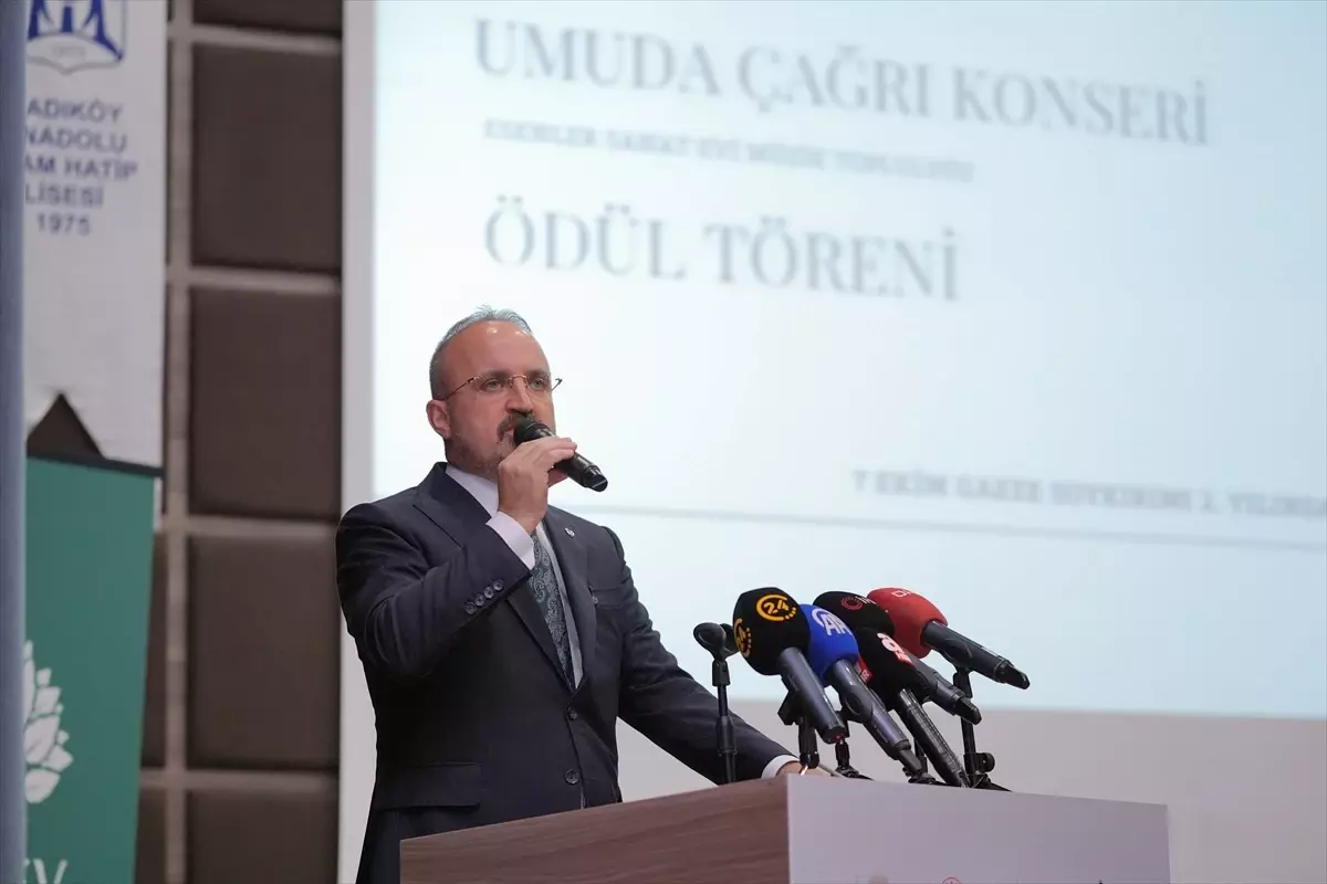 İstanbul'da Gazze İçin 'Umuda Çağrı' Ödül Töreni Düzenlendi