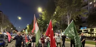 Kahramanmaraş'ta Filistin İçin Protesto Yürüyüşü Düzenlendi