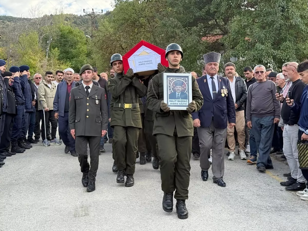 Kıbrıs Gazisi Halit Başdağ Son Yolculuğuna Uğurlandı