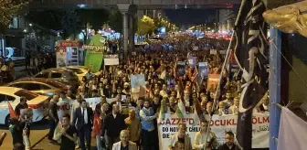 Kayseri ve Kırşehir'de Gazze'ye Destek Yürüyüşü Düzenlendi
