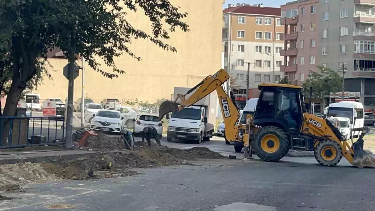 Tekirdağ'da Elektrik Hattı Çalışmasında Doğal Gaz Patladı