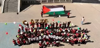 Muş'ta Öğrencilerden Filistin'e Destek İçin Anlamlı Etkinlik