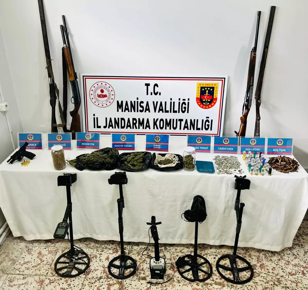Manisa'da Uyuşturucu ve Tarihi Eşya Operasyonu: 2 Gözaltı