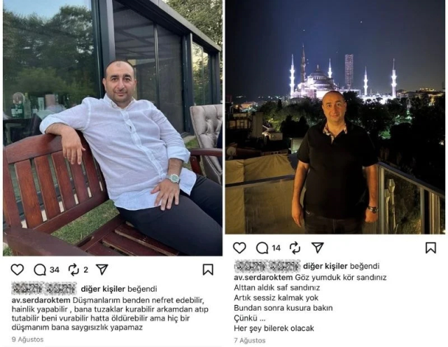 The posts made by lawyer Serdar Öktem, who fell victim to the assassination, two months ago have become a topic of discussion