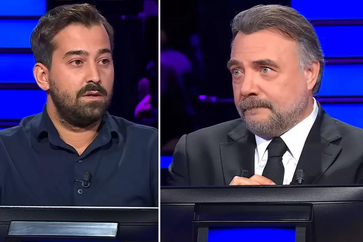 Sunucunun bakışlara dikkat! Milyoner'e damga vuran futbol sorusu