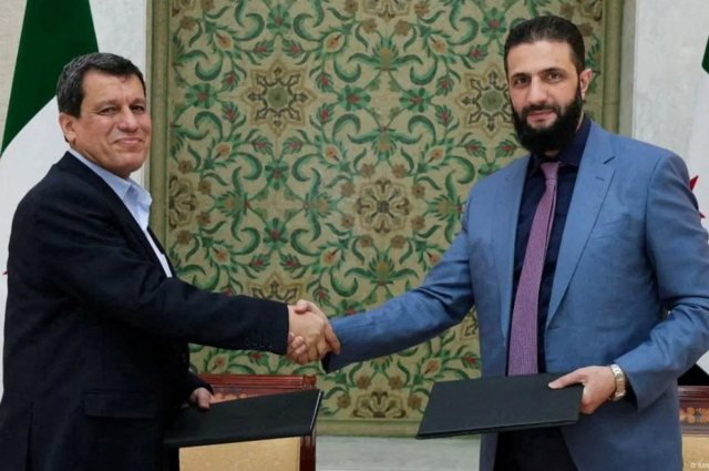 A ceasefire agreement has been reached between the Syrian Ministry of Defense and SDG