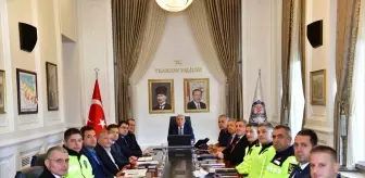 Trabzon'da Trafik Güvenliği Toplantısı Gerçekleştirildi