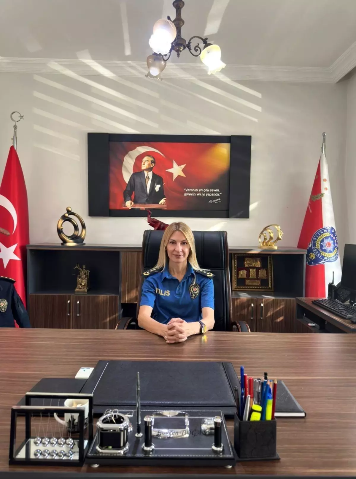 Yatağan'da İlk Kadın Emniyet Müdürü Göreve Başladı