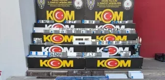 Adana'da Sahte Plaka Operasyonu: 1166 Plaka Ele Geçirildi