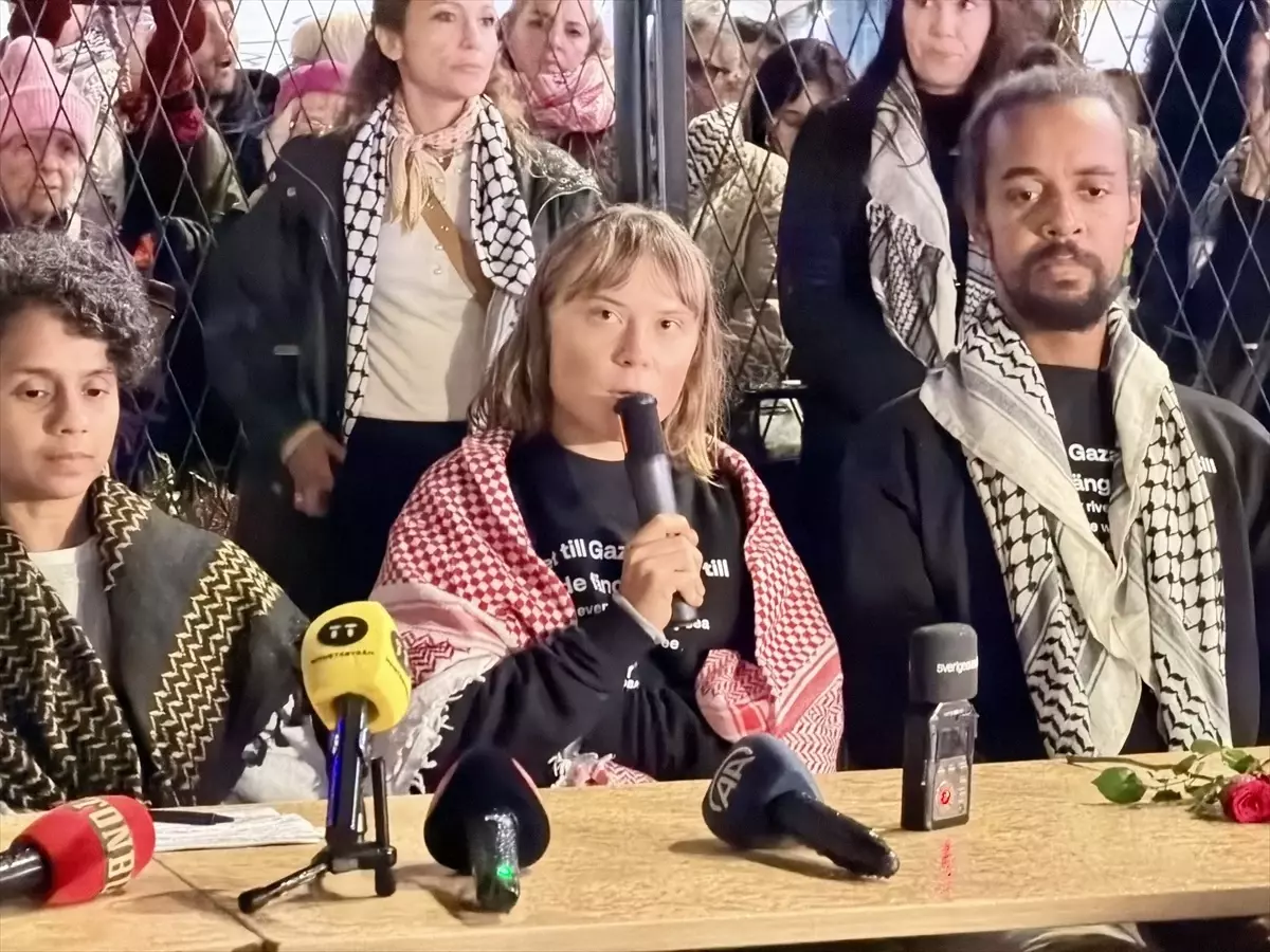 Greta Thunberg: 'İsrail'de Suya Erişimimiz Yoktu'
