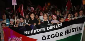 Amasya'da İsrail'in Gazze'ye saldırıları protesto edildi