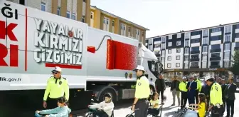 Ardahan'da Çocuklara Trafik Eğitimi Verildi