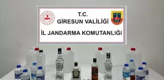 Giresun'da Kaçak Alkol Operasyonu: 40 Litre Etil Alkol Ele Geçirildi