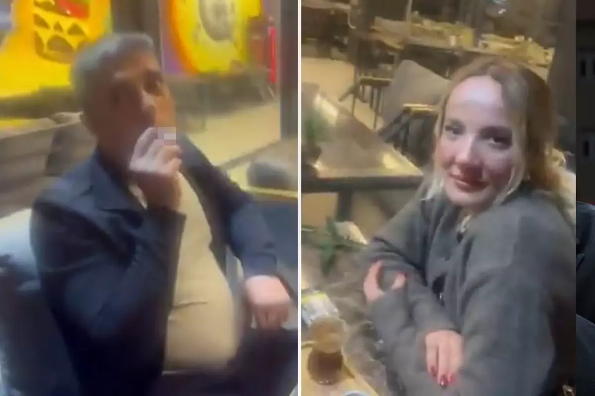 Görüntü Türkiye'den: Kocasını kafede başka bir kadınla otururken yakaladı