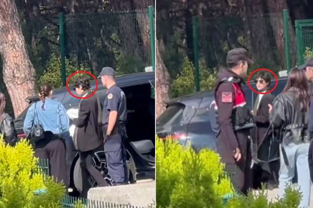 İfadeye götürülen Birce Akalay'dan ilk görüntü İfadeye götürülen Birce Akalay'dan ilk görüntü