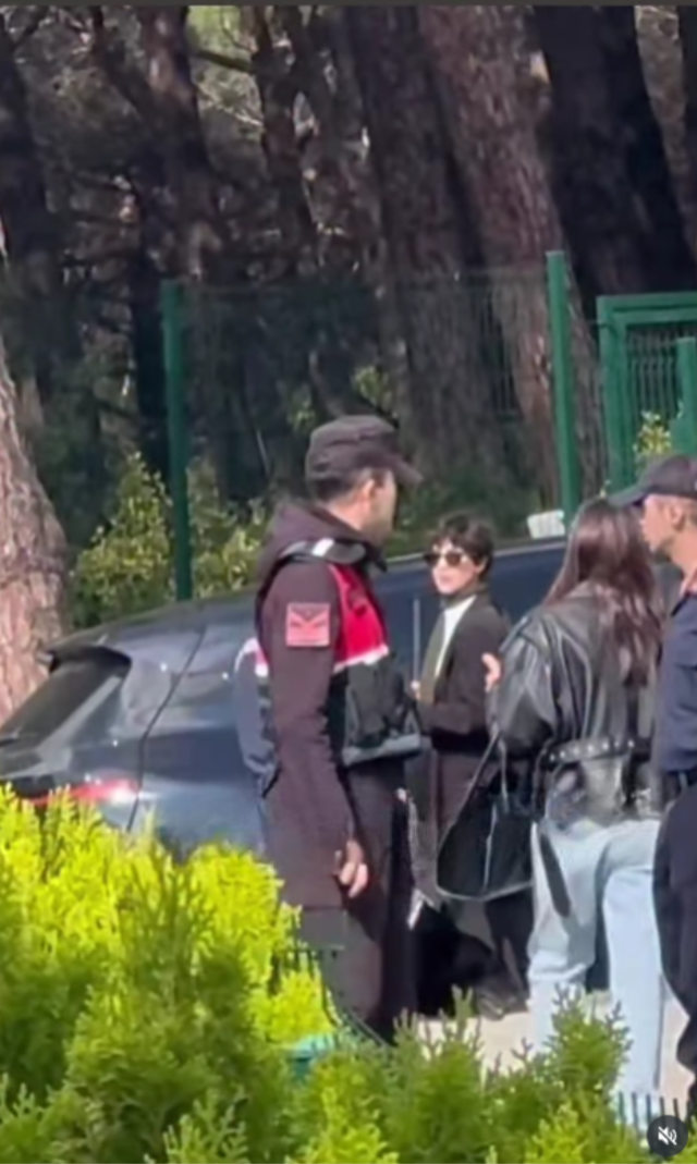 The first image of Birce Akalay taken for her statement