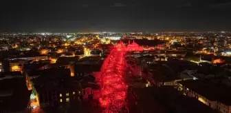 Konya'da Gazze Saldırılarına Karşı Protesto Yürüyüşü Düzenlendi