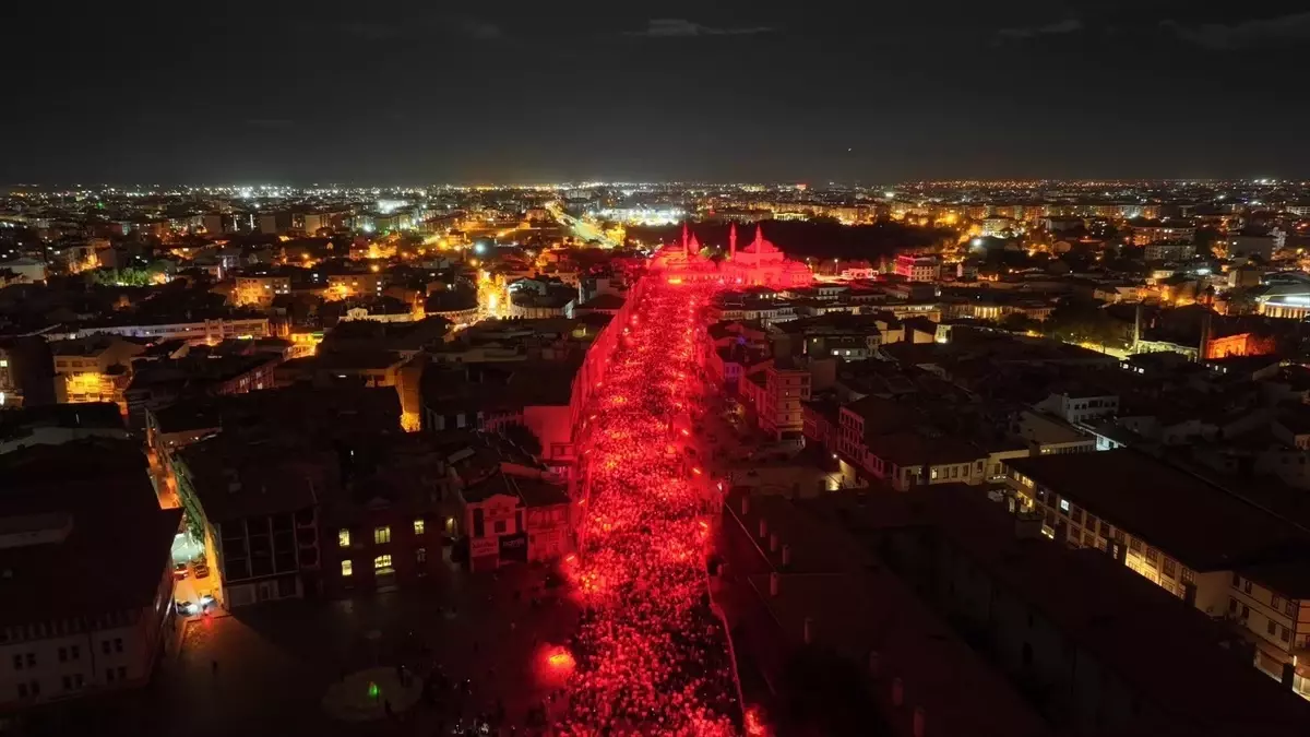 Konya'da Gazze Saldırılarına Karşı Protesto Yürüyüşü Düzenlendi