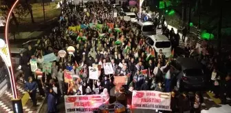 Manisa'da 'Gazze Kararlılık Yürüyüşü' düzenlendi