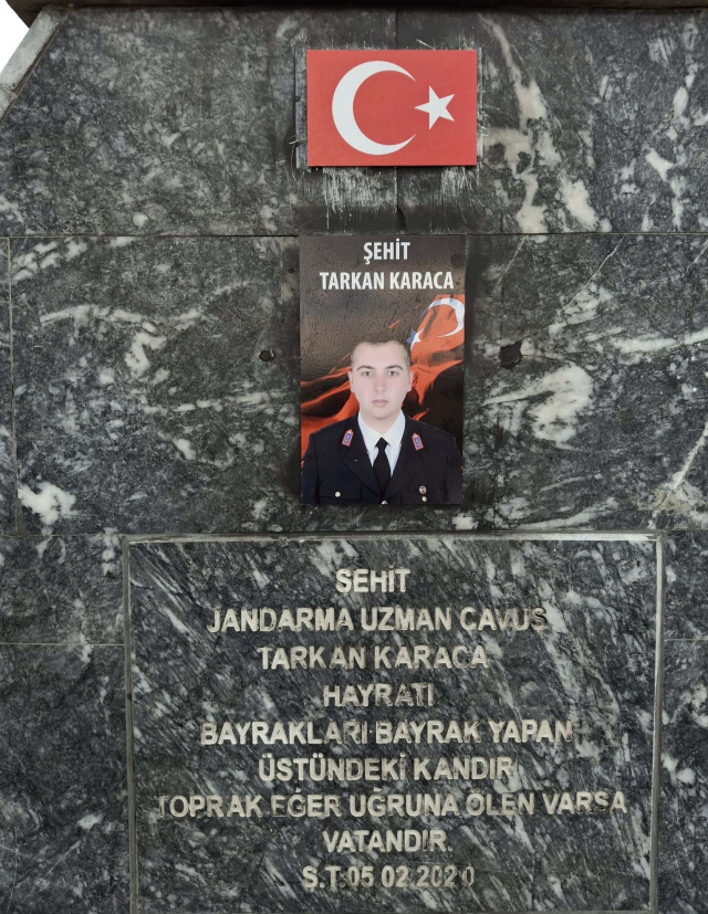 The martyr's memory was targeted for the second time