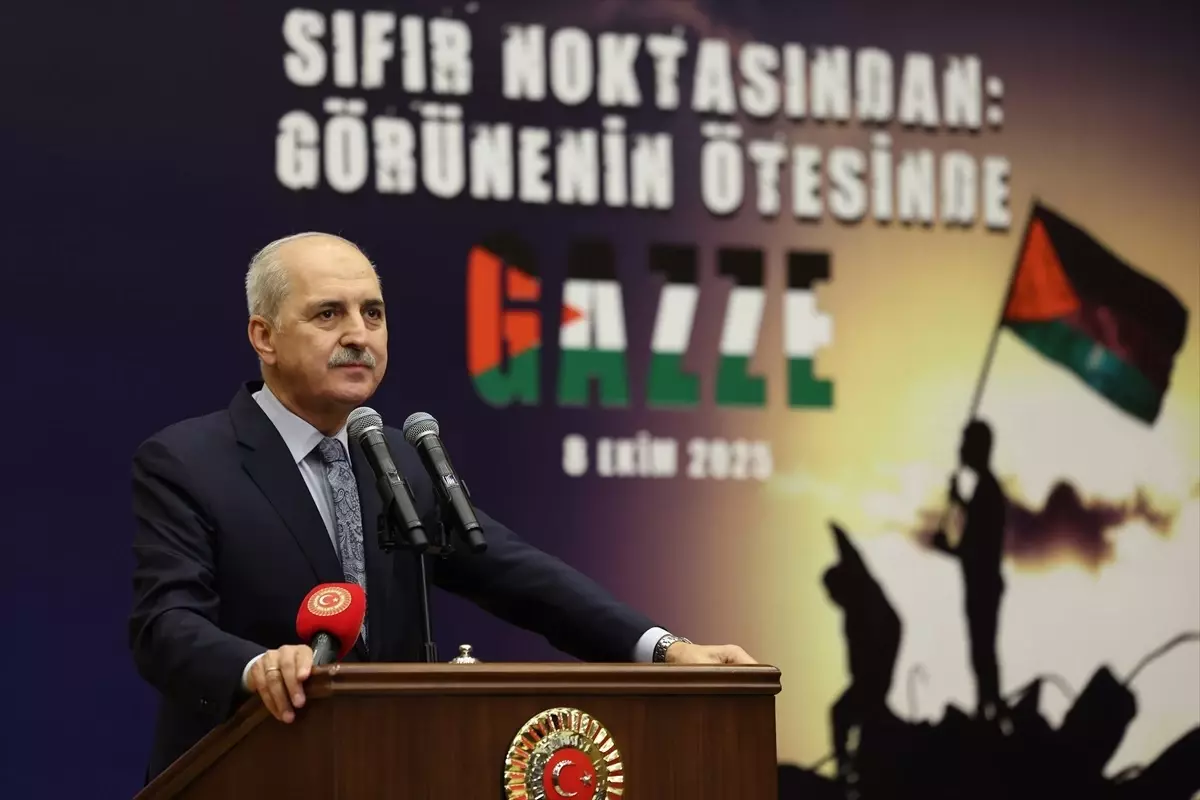 TBMM Başkanı Kurtulmuş, 'Sıfır Noktası'ndan: Görünenin Ötesinde Gazze' belgesel gösterimi programında konuştu Açıklaması