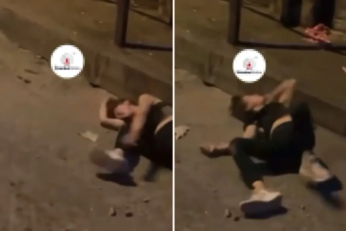 Uyuşturucu etkisindeki genç kızın hareketleri korkuttu